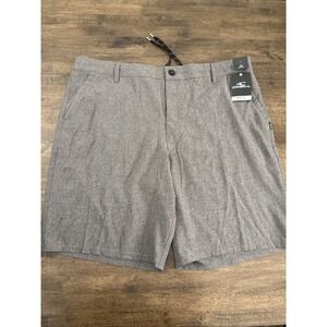 NWT Mens‎ O'NEILL Reserve Heather Brown Hybrid Board Shorts Sz 42